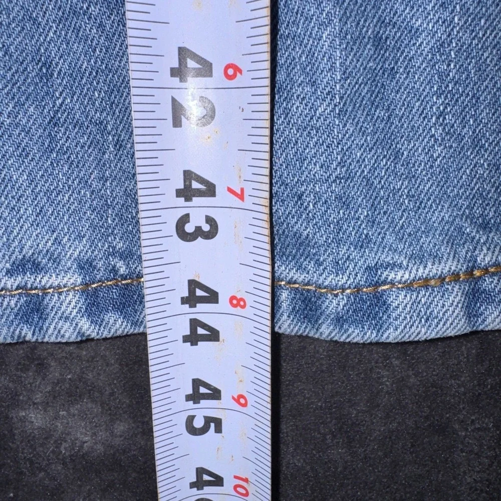 Levis 550 Regular Fit Straight Leg Jeans Mens 34x34 Medium Wash Blue Denim